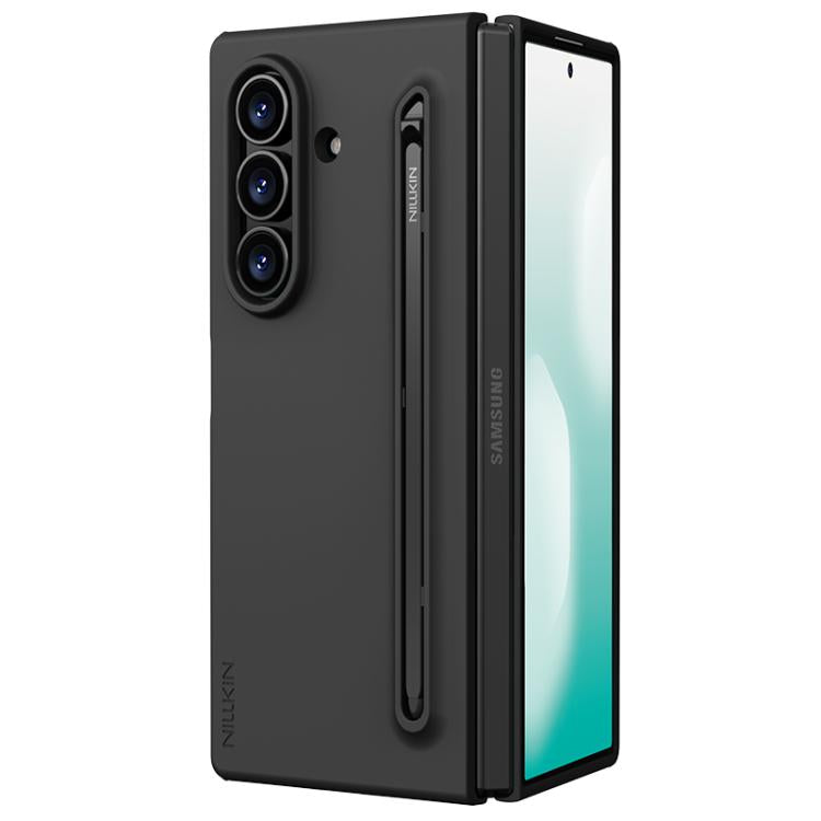 NILLKIN Fold Liquid Silicone PC Phone Case with Stylus, For Samsung Galaxy Z Fold7 5G