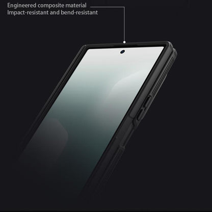 NILLKIN Black Mirror Prop CD Texture Transparent Mirror Cover Phone Case, For Samsung Galaxy Z Fold7 5G