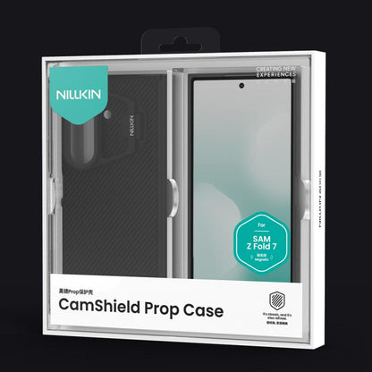 NILLKIN CamShield Prop Texture Transparent Mirror Cover MagSafe Magnetic PC Phone Case, For Samsung Galaxy Z Fold7 5G
