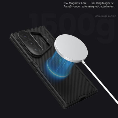 NILLKIN CamShield Prop Texture Transparent Mirror Cover MagSafe Magnetic PC Phone Case, For Samsung Galaxy Z Fold7 5G