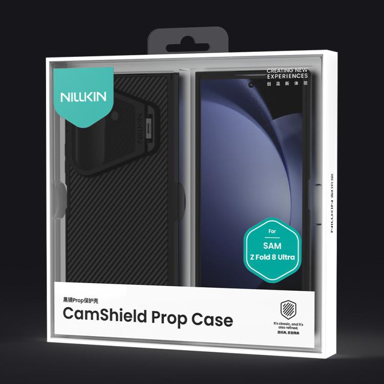 Coque de téléphone PC magnétique NILLKIN CamShield Prop Texture Transparent Mirror Cover MagSafe, pour Galaxy Z Fold8 Ultra 5G, pour Samsung Galaxy Z Fold7 5G