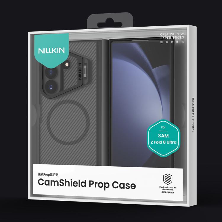 NILLKIN CamShield Prop Texture Transparent Mirror Cover MagSafe Magnetic PC Phone Case, For Galaxy Z Fold8 Ultra 5G, For Samsung Galaxy Z Fold7 5G