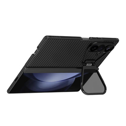 Coque de téléphone PC magnétique NILLKIN CamShield Prop Texture Transparent Mirror Cover MagSafe, pour Galaxy Z Fold8 Ultra 5G, pour Samsung Galaxy Z Fold7 5G