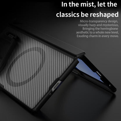 NILLKIN CamShield Prop Texture Transparent Mirror Cover MagSafe Magnetic PC Phone Case, For Galaxy Z Fold8 Ultra 5G, For Samsung Galaxy Z Fold7 5G