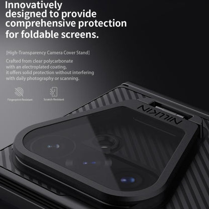 Coque de téléphone PC magnétique NILLKIN CamShield Prop Texture Transparent Mirror Cover MagSafe, pour Galaxy Z Fold8 Ultra 5G, pour Samsung Galaxy Z Fold7 5G