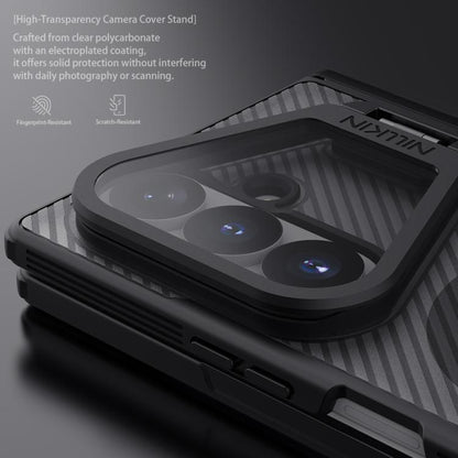 NILLKIN CamShield Prop Texture Transparent Mirror Cover MagSafe Magnetic PC Phone Case, For Galaxy Z Fold8 Ultra 5G, For Samsung Galaxy Z Fold7 5G