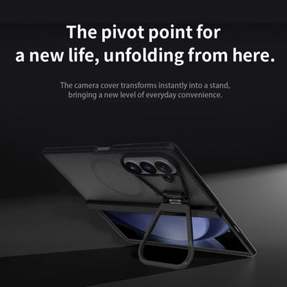 NILLKIN CamShield Prop Texture Transparent Mirror Cover MagSafe Magnetic PC Phone Case, For Galaxy Z Fold8 Ultra 5G, For Samsung Galaxy Z Fold7 5G