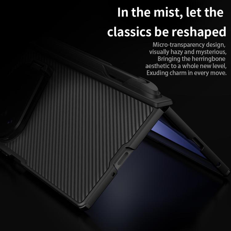 NILLKIN Coque Transparente Magnétique CamShield Prop Mirror MagSafe avec Stylet, Pour Galaxy Z Fold8 Ultra 5G, Pour Samsung Galaxy Z Fold7 5G