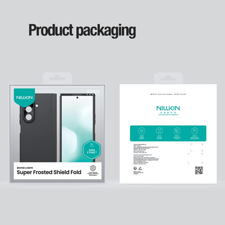 NILLKIN Frosted Fold PC + TPU Phone Case, For Samsung Galaxy Z Fold7 5G