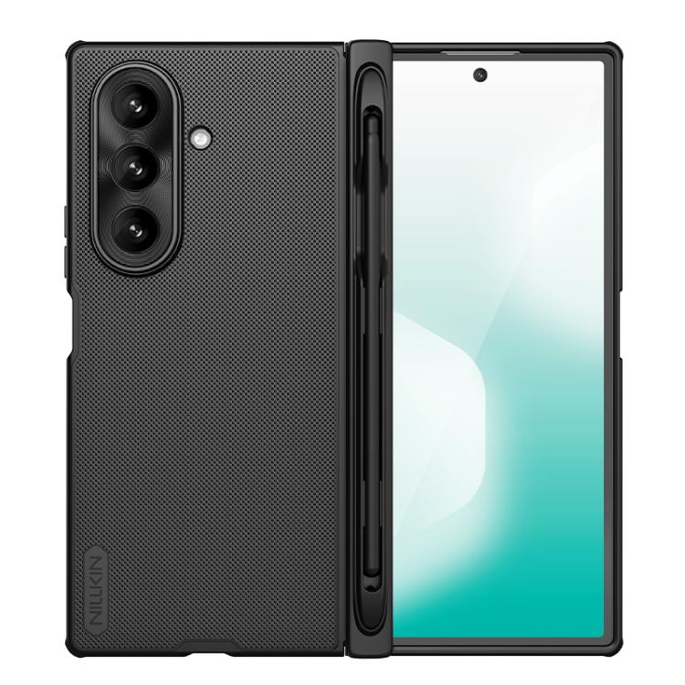 NILLKIN Frosted Fold PC + TPU Phone Case with Stylus, For Samsung Galaxy Z Fold7 5G