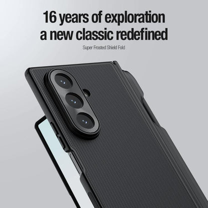 NILLKIN Frosted Fold PC + TPU Phone Case with Stylus, For Samsung Galaxy Z Fold7 5G