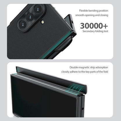 NILLKIN Frosted Fold PC + TPU MagSafe Magnetic Phone Case with Stylus, For Samsung Galaxy Z Fold7 5G
