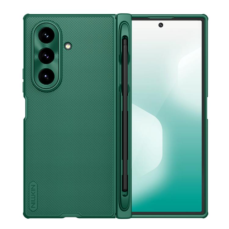 NILLKIN Frosted Fold PC + TPU MagSafe Magnetic Phone Case with Stylus, For Samsung Galaxy Z Fold7 5G
