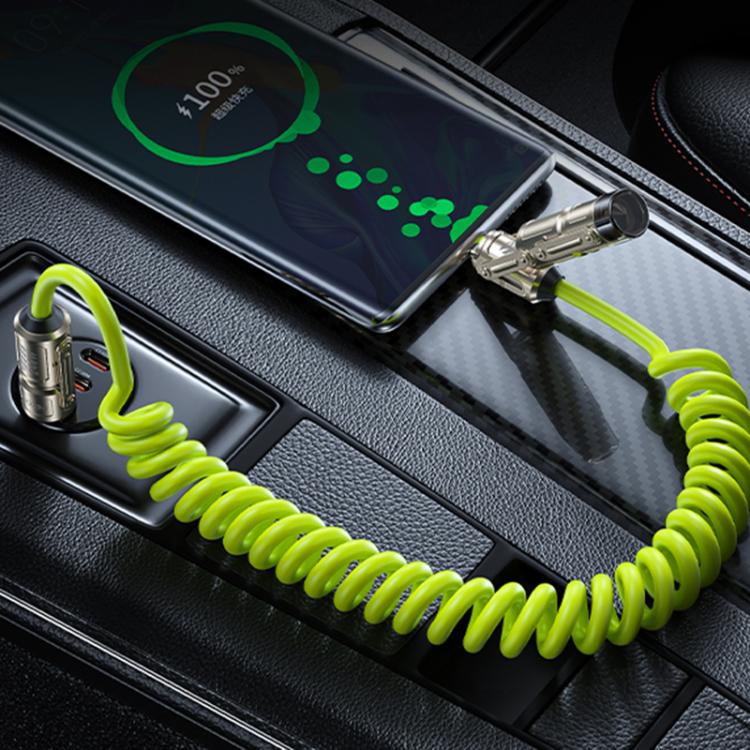 WK WDC-80 240W Car Charging Data Cable with Safety Hammer