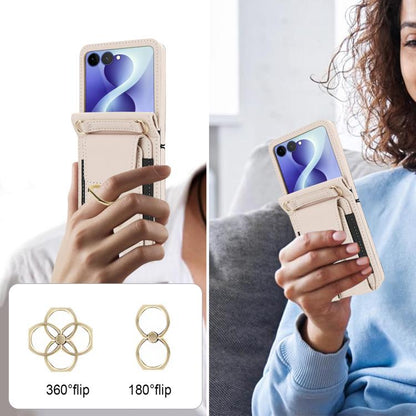 Ring Holder Wallet Card Slot Leather Phone Case, For Galaxy Z Flip8 5G, For Samsung Galaxy Z Flip7 5G