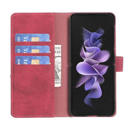Magnetic Buckle Rhombus Texture Leather Phone Case, For Galaxy Z Fold8 5G, For Samsung Galaxy Z Fold7, For Samsung Galaxy Z Fold6, For Samsung Galaxy Z Fold5