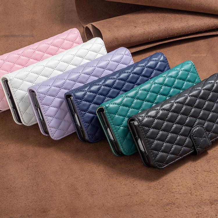 Diamond Lattice Wallet Flip Leather Phone Case, For Galaxy Z Fold8 5G, For Samsung Galaxy Z Fold7, For Samsung Galaxy Z Fold6, For Samsung Galaxy Z Fold5
