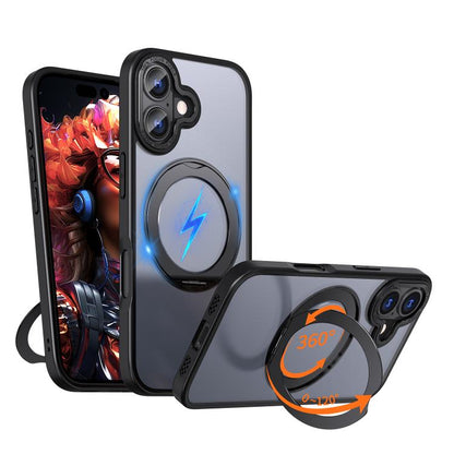 kalebol MagSafe Metal Ring Holder Phone Case, For iPhone 18 Pro, For iPhone 18 Pro Max, For iPhone 17e / 16e, For iPhone 17 Pro Max, For iPhone 17 Pro, For iPhone 17, For iPhone Air