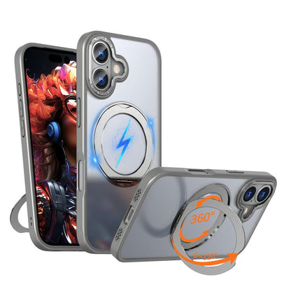kalebol MagSafe Metal Ring Holder Phone Case, For iPhone 18 Pro, For iPhone 18 Pro Max, For iPhone 17e / 16e, For iPhone 17 Pro Max, For iPhone 17 Pro, For iPhone 17, For iPhone Air
