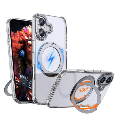 kalebol MagSafe Metal Ring Holder Phone Case, For iPhone 18 Pro, For iPhone 18 Pro Max, For iPhone 17e / 16e, For iPhone 17 Pro Max, For iPhone 17 Pro, For iPhone 17, For iPhone Air