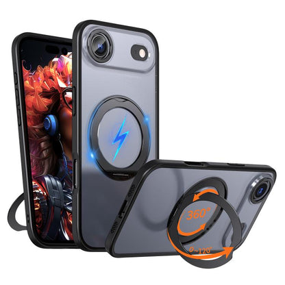 kalebol MagSafe Metal Ring Holder Phone Case, For iPhone 18 Pro, For iPhone 18 Pro Max, For iPhone 17e / 16e, For iPhone 17 Pro Max, For iPhone 17 Pro, For iPhone 17, For iPhone Air