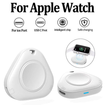 xDfind 8 Pin and Type-C Portable Smart Watch Magnetic Wireless Charger for Apple Watch