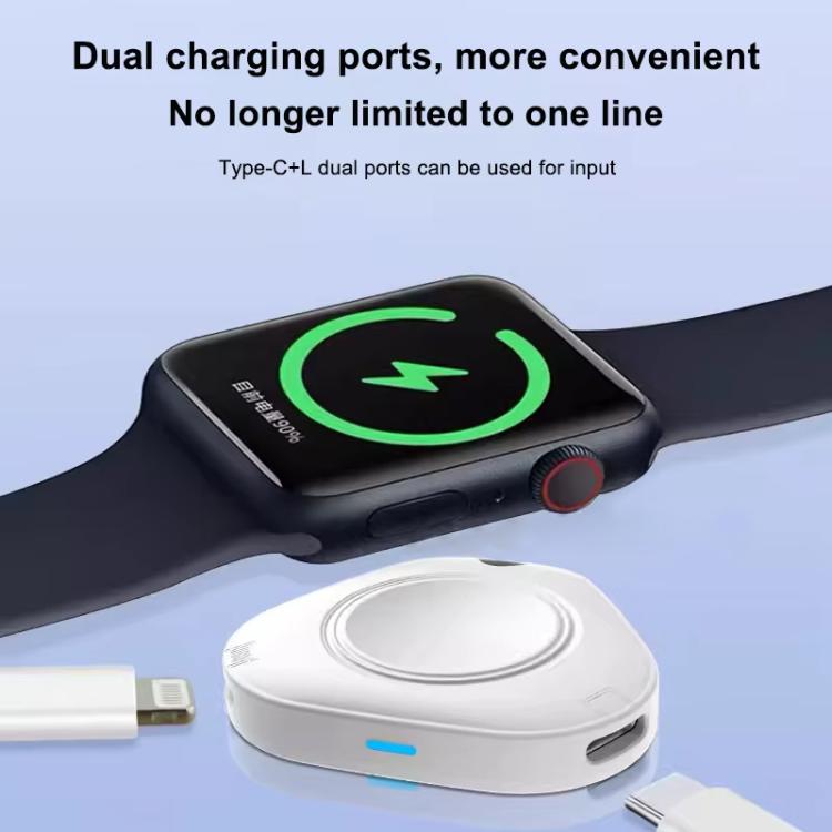 xDfind 8 Pin and Type-C Portable Smart Watch Magnetic Wireless Charger for Apple Watch