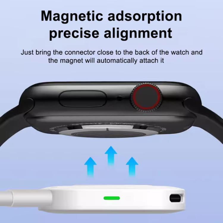 xDfind 8 Pin and Type-C Portable Smart Watch Magnetic Wireless Charger for Apple Watch