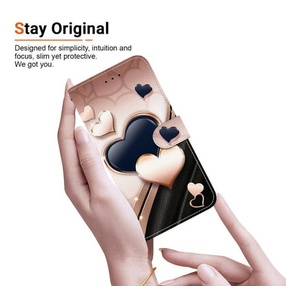 Crystal Texture Colored Drawing Leather Phone Case, For Google Pixel 7