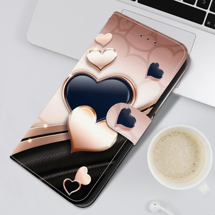 Crystal Texture Colored Drawing Leather Phone Case, For Google Pixel 7