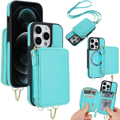 AwQuer 2 in 1 Crossbody Wallet Leather Back Phone Case
