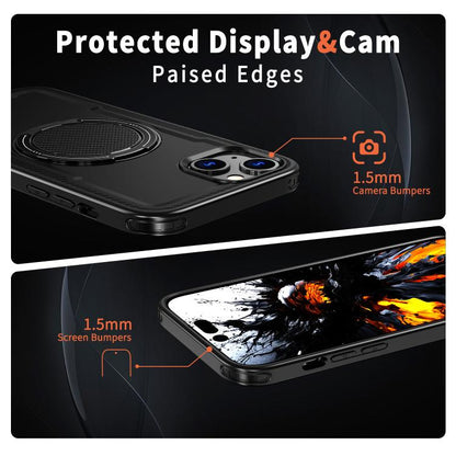 kalebol Metal 360 Degree Rotation Holder MagSafe Phone Case, For iPhone 14, For iPhone 14 Pro, For iPhone 14 Pro Max, For iPhone 13 Pro, For iPhone 13
