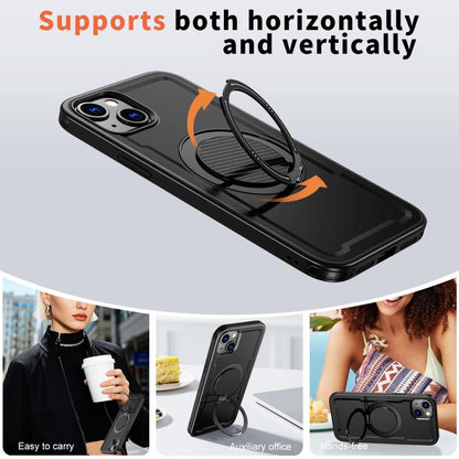 kalebol Metal 360 Degree Rotation Holder MagSafe Phone Case, For iPhone 14, For iPhone 14 Pro, For iPhone 14 Pro Max, For iPhone 13 Pro, For iPhone 13