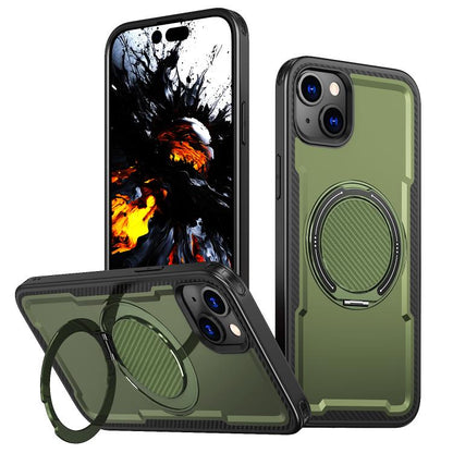 kalebol Metal 360 Degree Rotation Holder MagSafe Phone Case, For iPhone 14, For iPhone 14 Pro, For iPhone 14 Pro Max, For iPhone 13 Pro, For iPhone 13