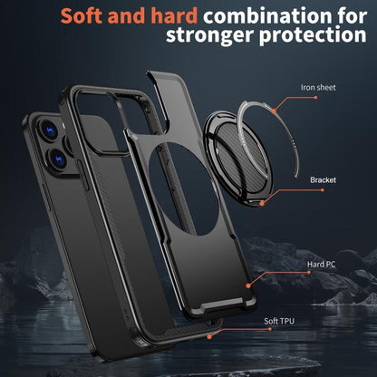 kalebol Metal 360 Degree Rotation Holder MagSafe Phone Case, For iPhone 14 Pro, For iPhone 14 Pro Max, For iPhone 13 Pro, For iPhone 13