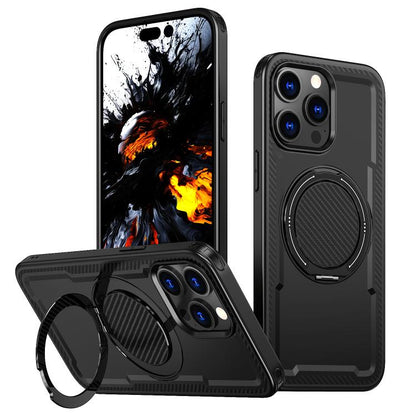 kalebol Metal 360 Degree Rotation Holder MagSafe Phone Case, For iPhone 14, For iPhone 14 Pro, For iPhone 14 Pro Max, For iPhone 13 Pro, For iPhone 13
