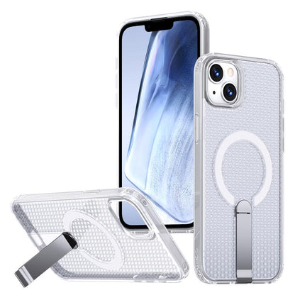 kalebol Honeycomb Cooling MagSafe Holder Phone Case, For iPhone 14, For iPhone 14 Pro, For iPhone 14 Pro Max, For iPhone 13 Pro Max, For iPhone 13