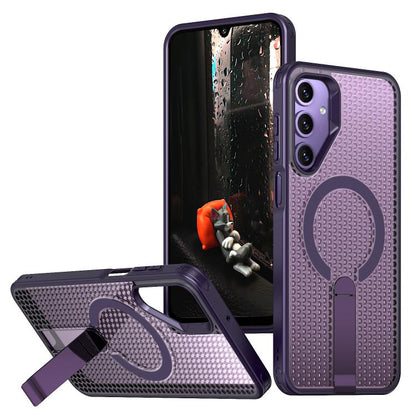 kalebol Honeycomb Cooling MagSafe Holder Phone Case, For Samsung Galaxy A57 5G, For Samsung Galaxy A37 5G, For Samsung Galaxy A06 5G, For Samsung Galaxy A56 5G, For Samsung Galaxy A26 5G, For Samsung Galaxy A36 5G, For Samsung Galaxy A16 5G            ...