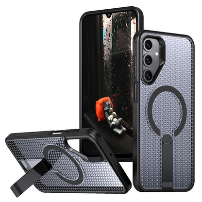 kalebol Honeycomb Cooling MagSafe Holder Phone Case, For Samsung Galaxy A57 5G, For Samsung Galaxy A37 5G, For Samsung Galaxy A06 5G, For Samsung Galaxy A56 5G, For Samsung Galaxy A26 5G, For Samsung Galaxy A36 5G, For Samsung Galaxy A16 5G            ...