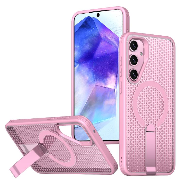 kalebol Honeycomb Cooling MagSafe Holder Phone Case, For Samsung Galaxy A57 5G, For Samsung Galaxy A37 5G, For Samsung Galaxy A06 5G, For Samsung Galaxy A56 5G, For Samsung Galaxy A26 5G, For Samsung Galaxy A36 5G, For Samsung Galaxy A16 5G            ...