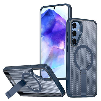 kalebol Honeycomb Cooling MagSafe Holder Phone Case, For Samsung Galaxy A57 5G, For Samsung Galaxy A37 5G, For Samsung Galaxy A06 5G, For Samsung Galaxy A56 5G, For Samsung Galaxy A26 5G, For Samsung Galaxy A36 5G, For Samsung Galaxy A16 5G            ...