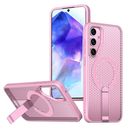 kalebol Honeycomb Cooling MagSafe Holder Phone Case, For Samsung Galaxy A57 5G, For Samsung Galaxy A37 5G, For Samsung Galaxy A06 5G, For Samsung Galaxy A56 5G, For Samsung Galaxy A26 5G, For Samsung Galaxy A36 5G, For Samsung Galaxy A16 5G            ...