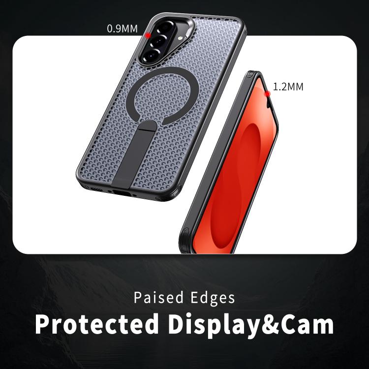 kalebol Honeycomb Cooling MagSafe Holder Phone Case, For Galaxy A57 5G, For Galaxy A37 5G, For Galaxy A27 5G, For Galaxy A17 4G / 5G, For Galaxy A07 4G / 5G, For Galaxy A06 5G, For Galaxy A56 5G, For Galaxy A26 5G, For Galaxy A36 5G, For Galaxy A16 5G ...
