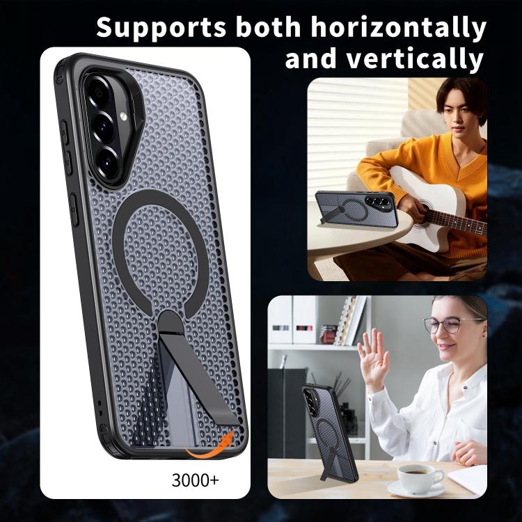 kalebol Honeycomb Cooling MagSafe Holder Phone Case, For Galaxy A57 5G, For Galaxy A37 5G, For Galaxy A27 5G, For Galaxy A17 4G / 5G, For Galaxy A07 4G / 5G, For Galaxy A06 5G, For Galaxy A56 5G, For Galaxy A26 5G, For Galaxy A36 5G, For Galaxy A16 5G ...