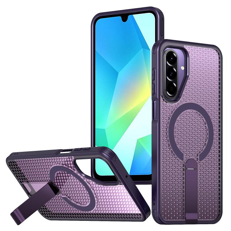 kalebol Honeycomb Cooling MagSafe Holder Phone Case, For Galaxy A57 5G, For Galaxy A37 5G, For Galaxy A27 5G, For Galaxy A17 4G / 5G, For Galaxy A07 4G / 5G, For Galaxy A06 5G, For Galaxy A56 5G, For Galaxy A26 5G, For Galaxy A36 5G, For Galaxy A16 5G ...