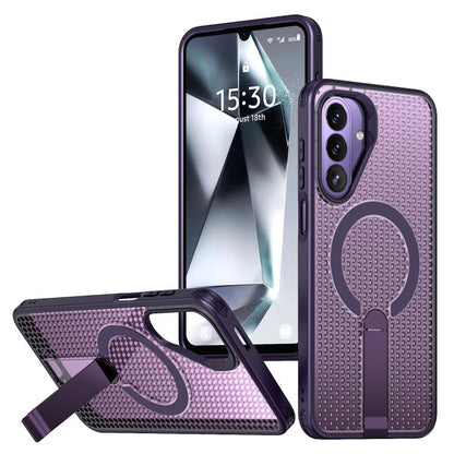 kalebol Honeycomb Cooling MagSafe Holder Phone Case, For Galaxy A57 5G, For Galaxy A37 5G, For Galaxy A27 5G, For Galaxy A17 4G / 5G, For Galaxy A07 4G / 5G, For Galaxy A06 5G, For Galaxy A56 5G, For Galaxy A26 5G, For Galaxy A36 5G, For Galaxy A16 5G ...
