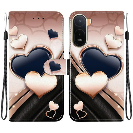 Crystal Texture Colored Drawing Leather Phone Case, For Redmi A7 Pro 4G / 5G 171mm / Poco C85x 5G, For Redmi 15a 5G, For Redmi Turbo 5 Max 5G / Poco X8 Pro Max 5G, For Redmi Turbo 5 5G / Poco X8 Pro 5G, For Redmi Note 15 Pro 4G Global 163.2mm          ...
