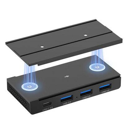 HST-3A1C 4 in 1 USB 3.0 Detachable Magnetic Docking Station