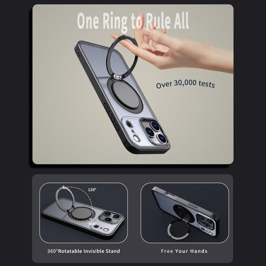 Kalebol 360-degree Rotating MagSafe Magnetic Holder Phone Case, For iPhone 18 Pro, For iPhone 18 Pro Max, For iPhone 17e / 16e, For iPhone 17 Pro Max, For iPhone 17 Pro, For iPhone 17, For iPhone Air, For iPhone 16 Plus, For iPhone 16