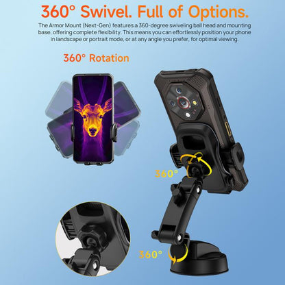 Ulefone UAN15 Armor Mount Car / Desk Phone Holder, Standard Model, UAN15